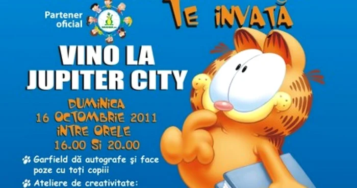 Garfield aduce jocuri şi premii la Jupiter City