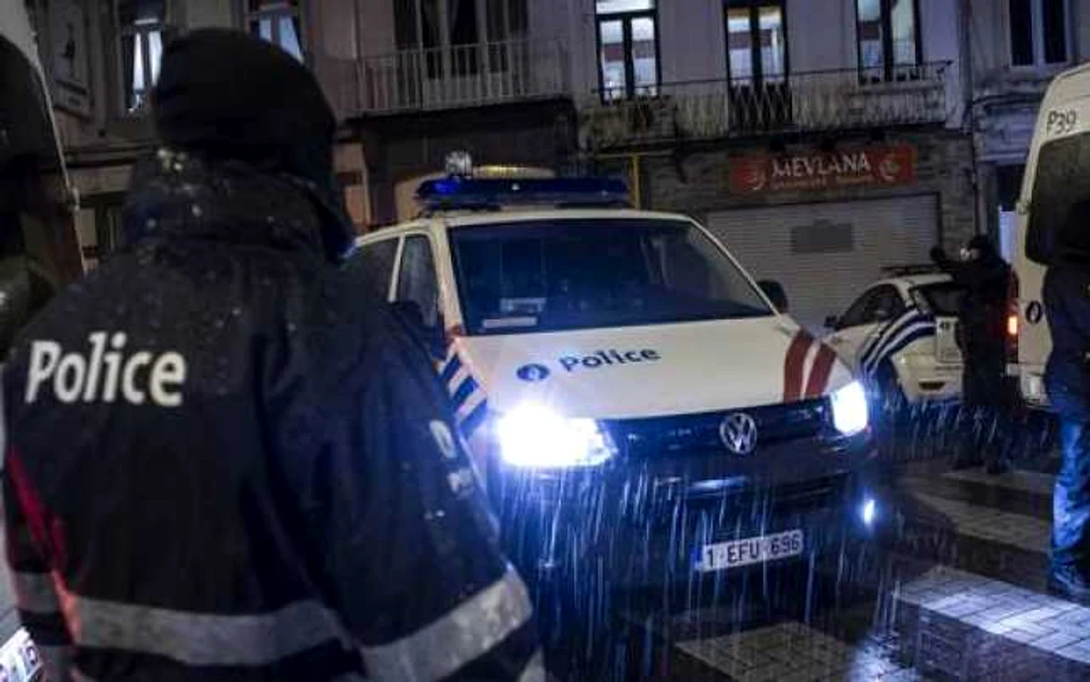 Operaţiune antiteroristă la Verviers FOTO dhnet.be