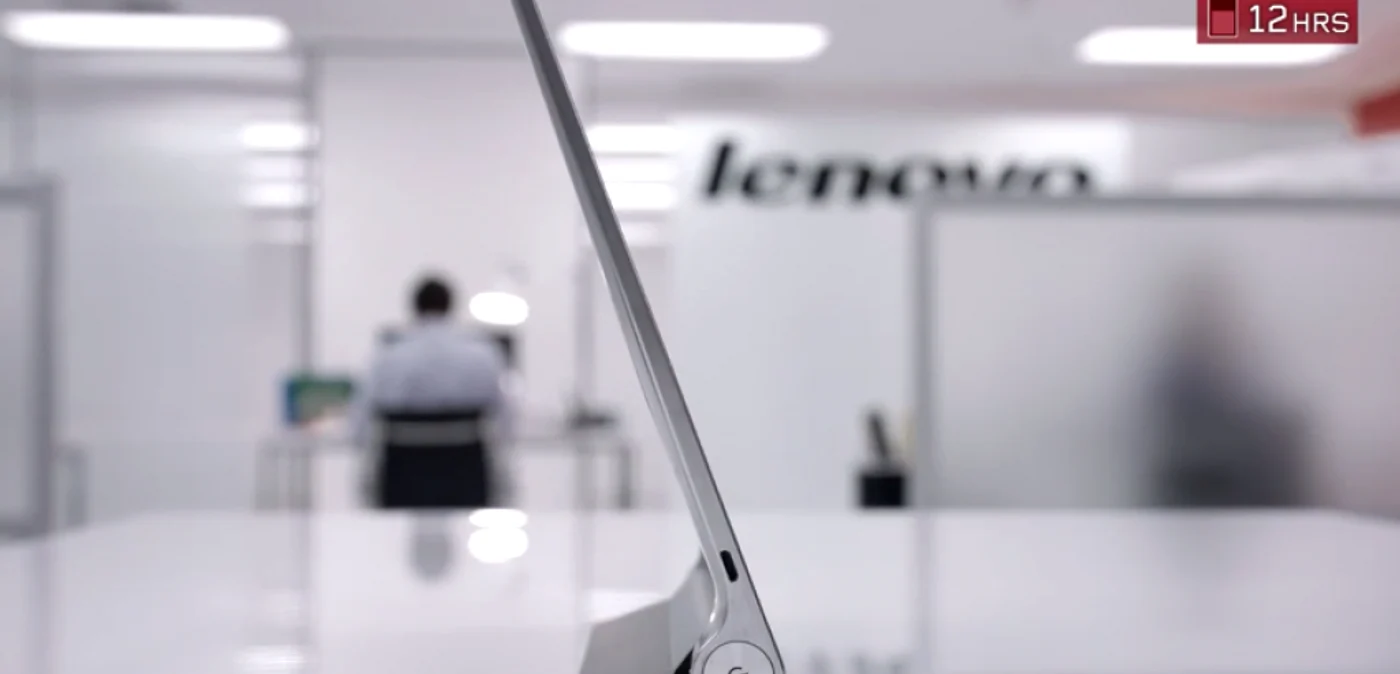 Lenovo Yoga Tablet dispune de un stand special FOTO Captură Youtube
