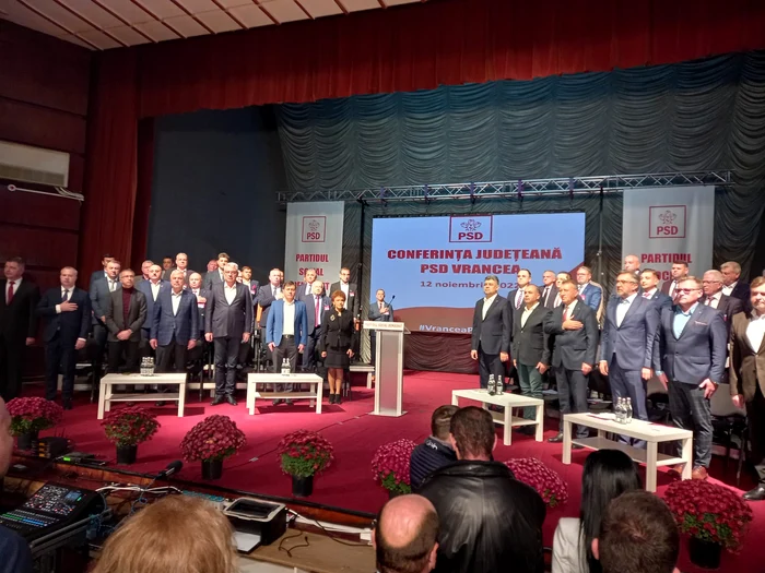 Conferința județeană a PSD Vrancea FOTO: Ștefan Borcea