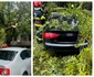Copaci căzuți peste mașini în București FOTO ISU