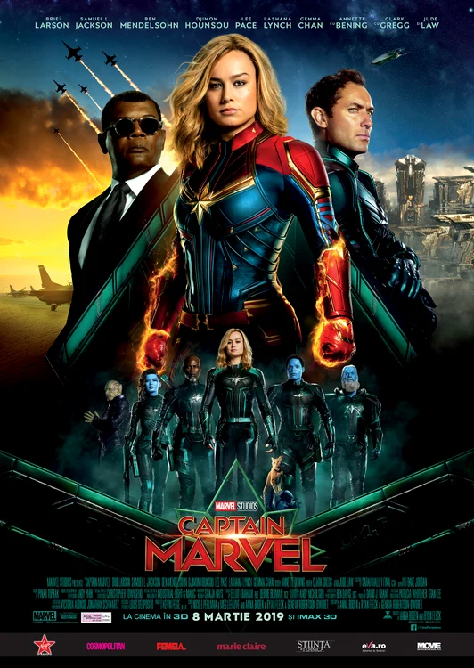 Captain Marvel va intra în cinematografele din România, din 8 martie