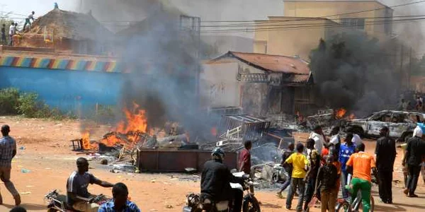 Proteste impotriva Charlie Hebdo in Niger FOTO Mediafax/AFP 