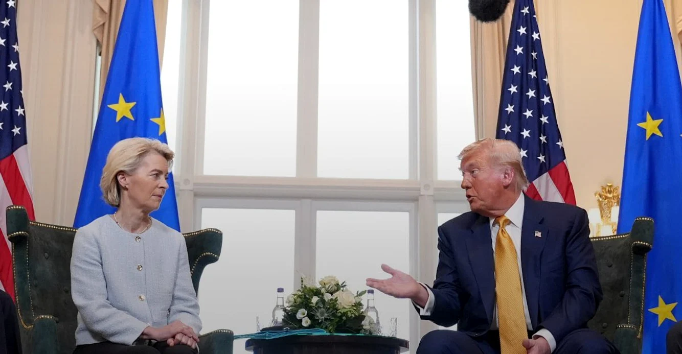 Donald Trump și Ursula von der Leyen
