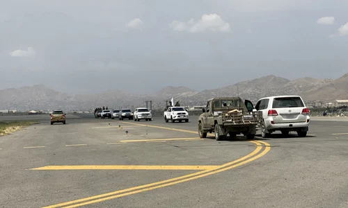 Talibanii sărbătoresc retragerea trupelor americane din Afganistan - 31 aug 2021 / FOTO EPA-EFE