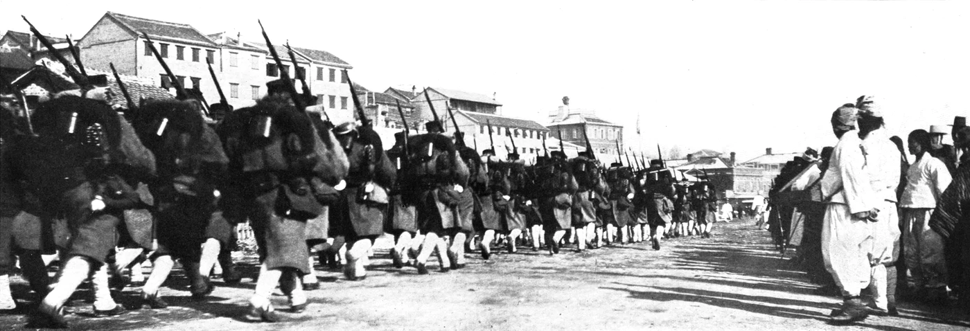 Trupele japoneze în Seoul FOTO wikipedia