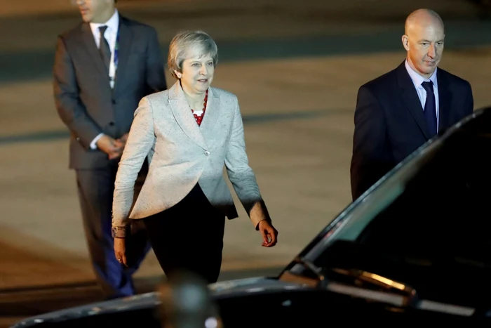 Theresa May sosind la Buenos Aires FOTO EPA-EFE