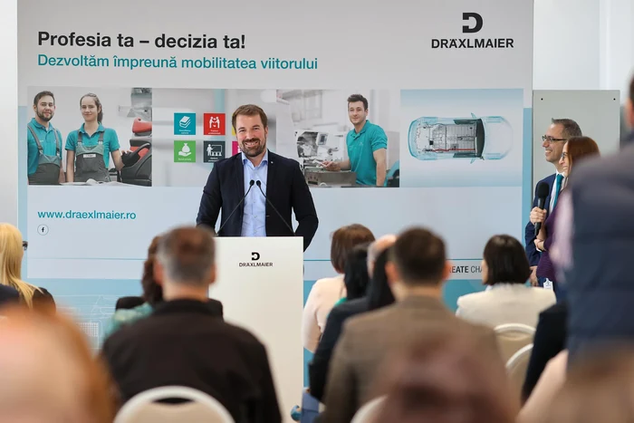 Alexander Schubel a prezentat atelierul FOTO Draxelmaier