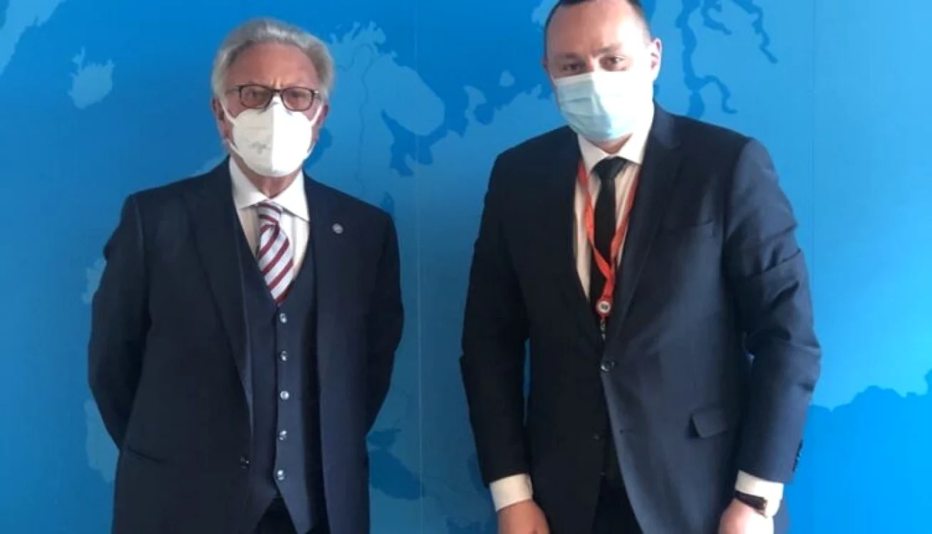 Gianni Buquicchio şi Vlad Bătrîncea