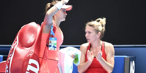 Simona Halep - Lauren Davis FOTO AusOpen.com