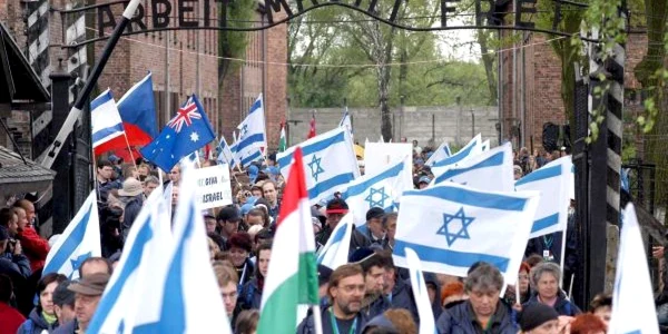 Israelienii au demonstrat la Auschwitz