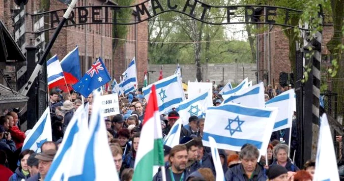 Israelienii au demonstrat la Auschwitz