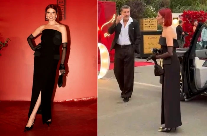 Lidia Buble alături de iubitul ei, Horațiu Nicolau, la Timișoara Fashion Week / Foto: Click! 