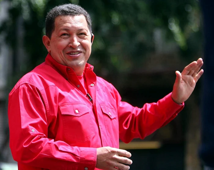 Hugo Chavez în timpul uneia dintre emisiunile „Alo Pesidente“, în martie 2008 FOTO Mediafax/AFP