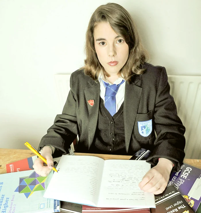 Stacey s-a trezit abia după examen