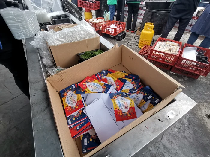 Voucherele s-au împărțit inlusiv astăzi FOTO: Alina Mitran