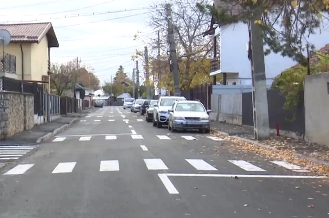 Strada cu 11 zebre FOTO: captură video 