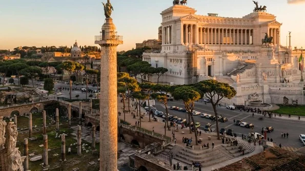 A War Diary Soars Over Rome   The story of Emperor Trajan’s victory and the 155 scenes carved in a spiral frieze on a monumental column jpeg