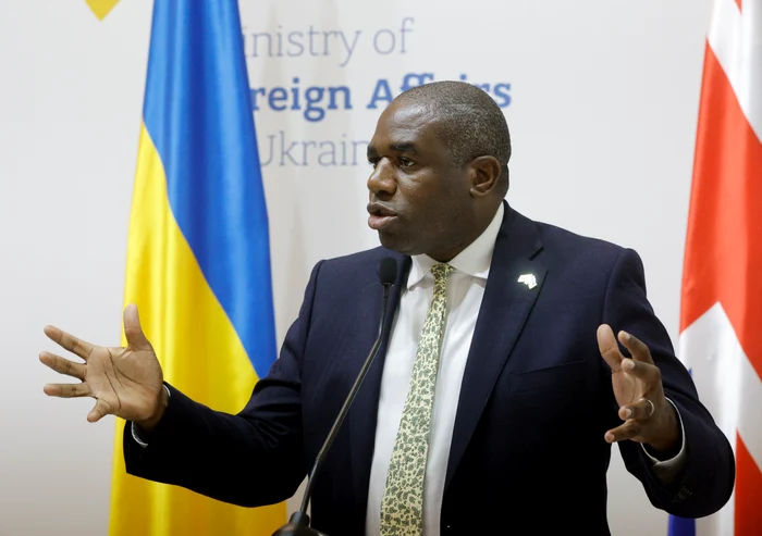 Ministrul britanic de externe David Lammy FOTO EPA-EFE