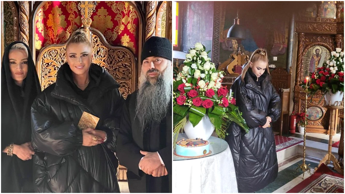 AnaMaria Prodan, cadou superb primit de la preoți! Foto: colaj Instagram