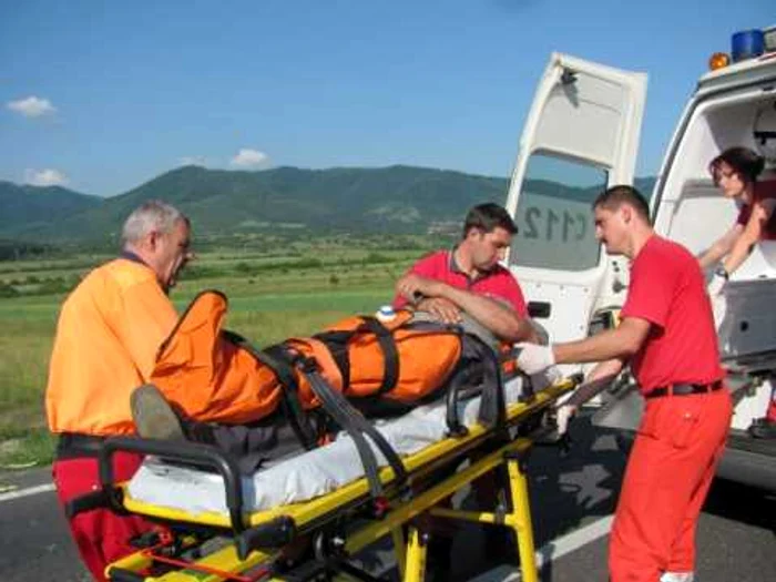 Accidentul a avut loc pe DN1 între Sibiu şi Sebeş