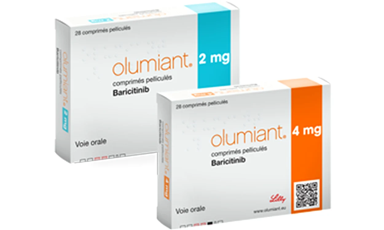 Medicamentul Baricitinib este comercializat sub numele de Olumiant