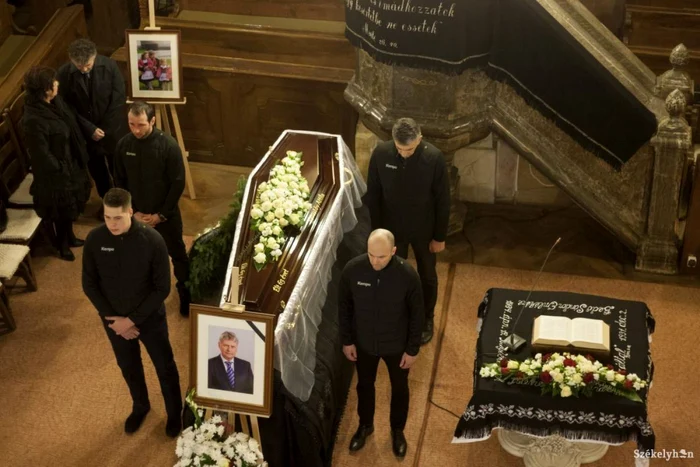 Ceremonie de înmormântare Verestoy Attila FOTO Haáz Sándor/ Szekelyhon