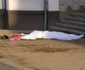 o paraşută a căzut în faţa unei biserici din turnu severin FOTO Corina Macavei