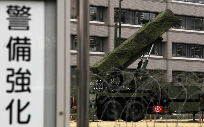 În centrul capitalei japoneze au fost mobilizate rachete Patriot FOTO Reuters