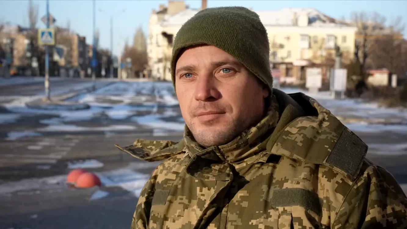 Oleksandr, soldat ucrainean în Bahmut Foto BBC