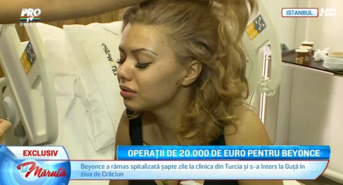 La trei ore de la operaţie, iubita lui Nicolea Guţă s-a ridicat din pat