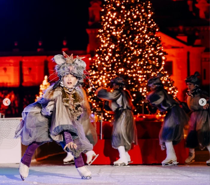 Spectacol la deschiderea Tîrgului de Crăciun din Zagreb, Croația. Foto: Instagram/