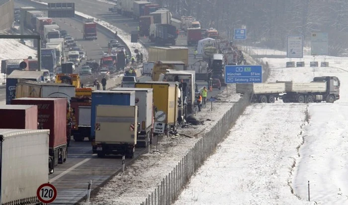 Accident în lanţ în Germania