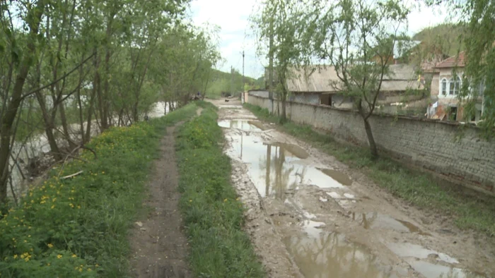 Apa a inundat câmpurile în câteva localităţi din nordul judeţului FOTO Adevărul