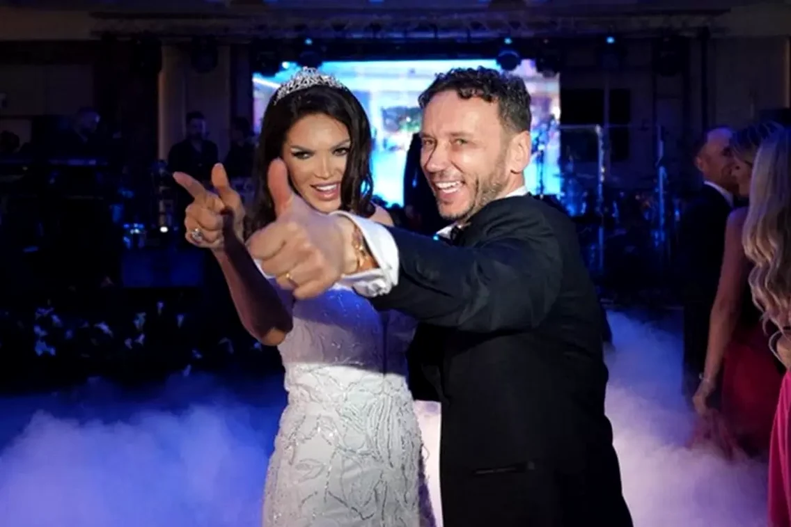 Cristina Spătar și Vicențiu Mocanu au avut o nuntă extravagantă - Foto: social media 