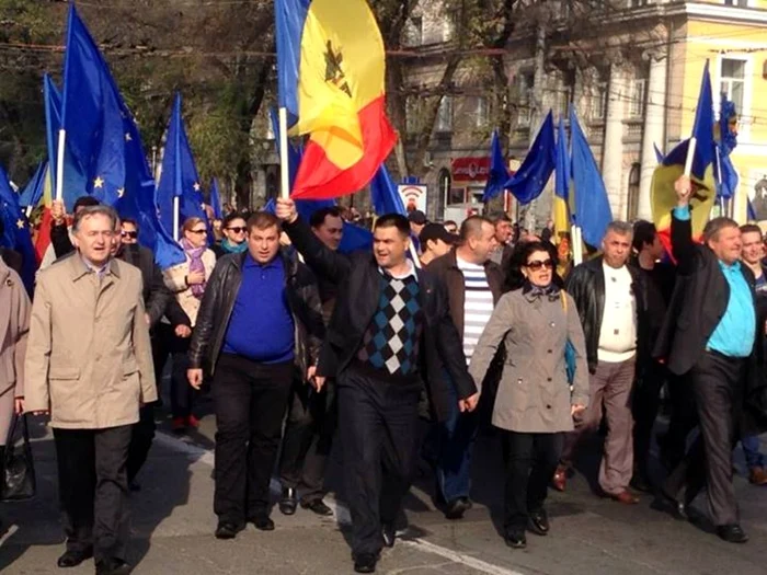 miting proeuropa la chisinau