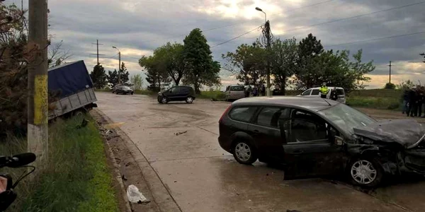 Accident Siret Suceava. FOTO ISU Suceava