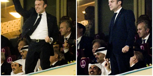 Trăirile lui Macron la finala CM Qatar FOTO Profimedia