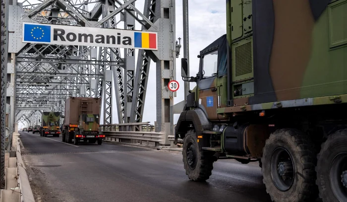 Militarii francezi vor traversa granița pe la Giurgiu. FOTO: Ministerul Apărării Naționale/Facebook