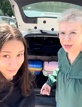 Teo Trandafir și fiica ei, Maya, în vacanță la Giurgiu foto: Instagram 