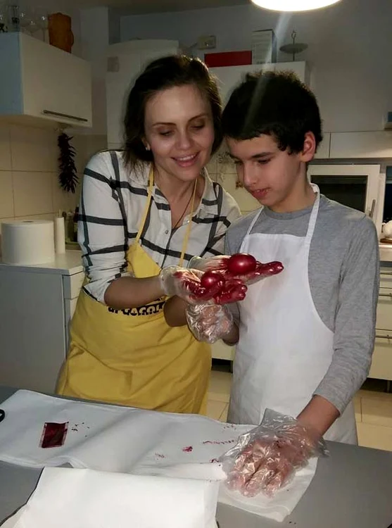 Cristina alături de Filip, băiatul lui Mădălin Ionescu din prima căsnicie