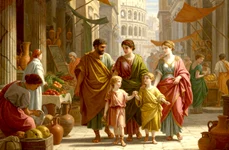 Familie romană (© PublicDomainPictures.net)