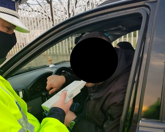 Șoferul băut a fost reținut de polițiști FOTO arhivă Adevărul