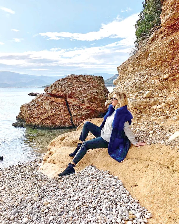 Dana Săvuică e de la Crăciun în Grecia