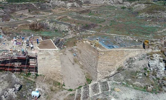 Poarta de Est a citadelei frigiene timpurii de la Gordium (© Gordion Archive, Penn Museum / Wikimedia Commons)
