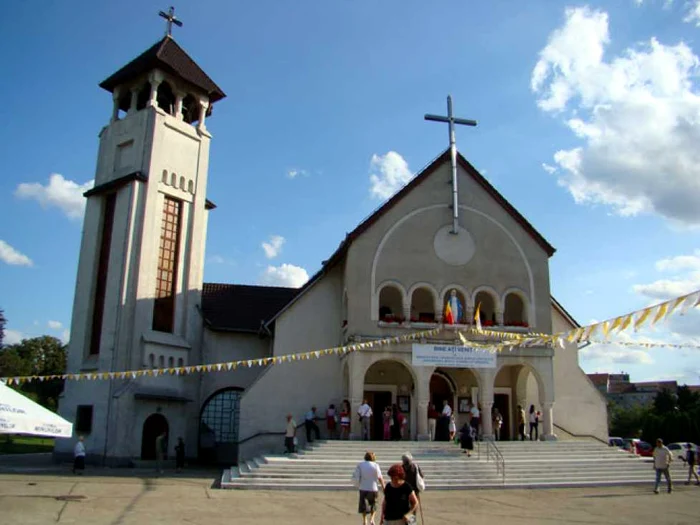 Procesiune la Mănăstirea Franciscană