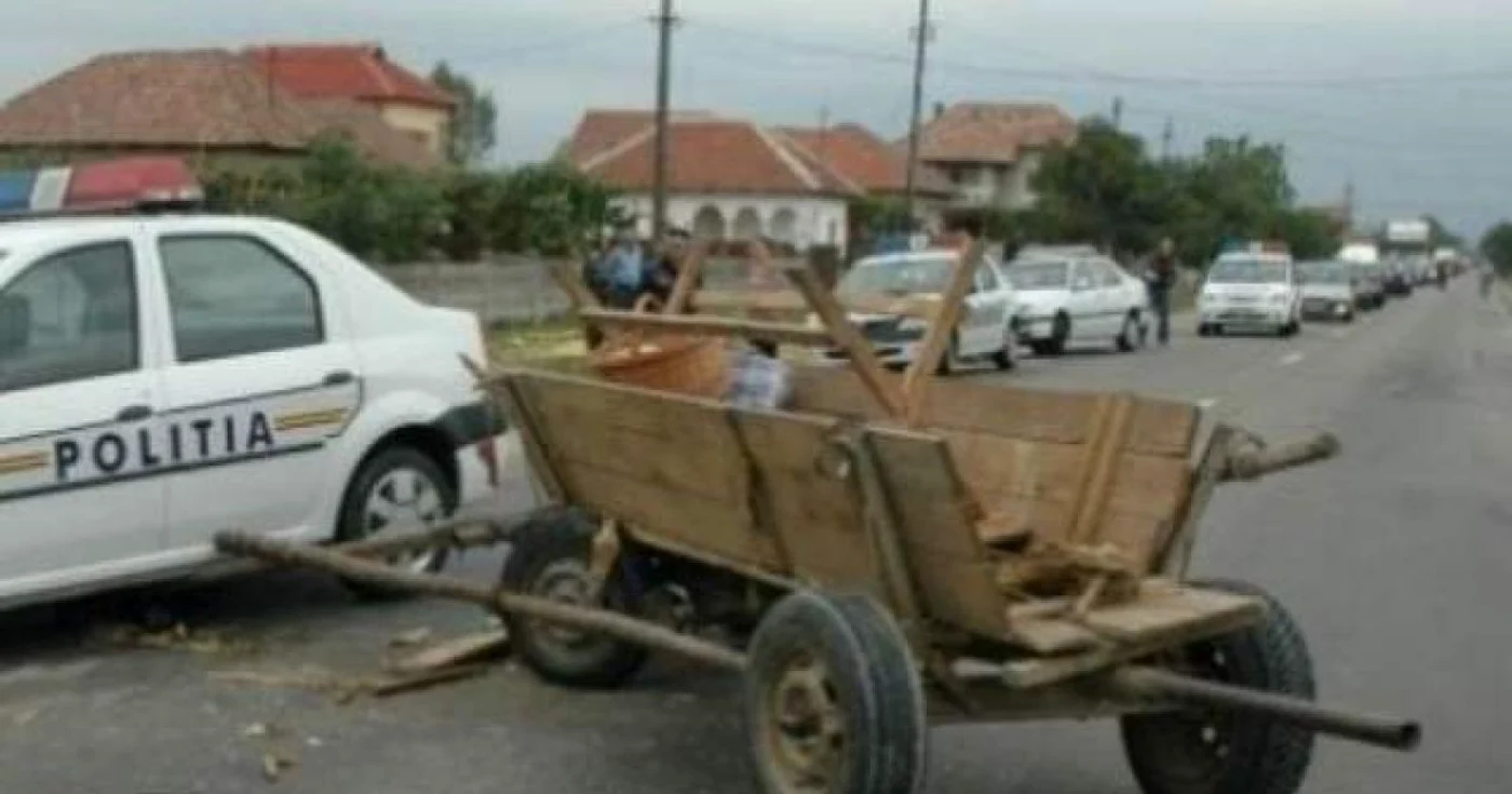 Copilul a căzut din căruţă FOTO Arhivă Adevărul