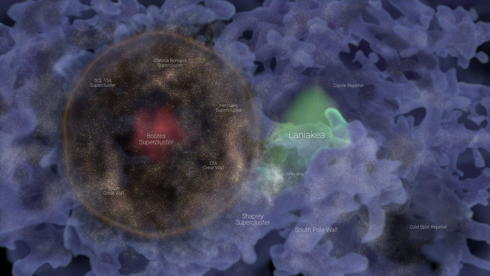 Astronomii au făcut descoperire epocală: O bulă de galaxii de 10.000 de ori mai mare decât Calea Lactee