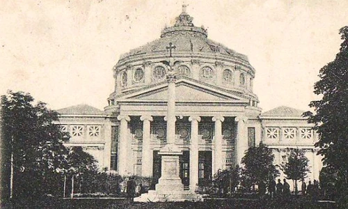 „Coloana cu Vultur”, monumentul bucureștean distrus de cutremurul din 1977 jpeg