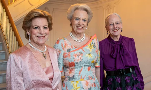 Regina Anne Marie și Regina Margrethe a II a alături de Printesa Benedikte a Danemarcei la 80 de ani Casa Regală daneză (2) jpg